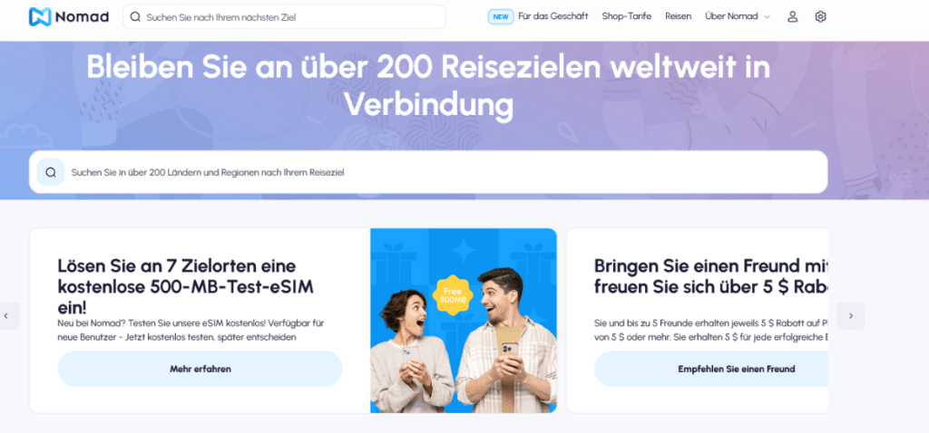 eSIM-Anbieter für New York – Nomad