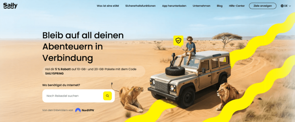 eSIM-Anbieter für die Schweiz – Saily