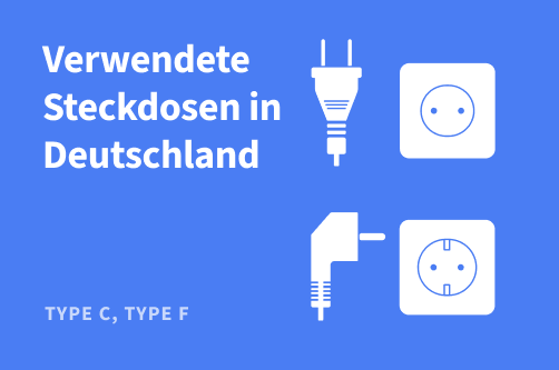 Verwendete Steckdosen in Deutschland