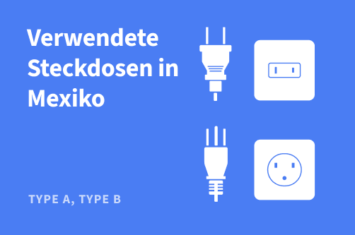 Verwendete Steckdosen in Mexiko