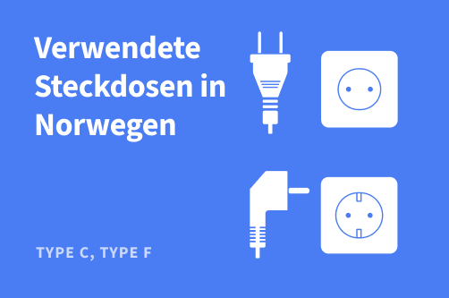 Verwendete Steckdosen in Norwegen