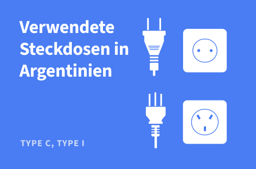 Verwendete Steckdosen in Argentinien