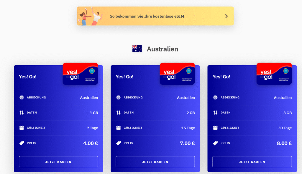 Airalo – eSIM-Anbieter Australien im Vergleich 2025