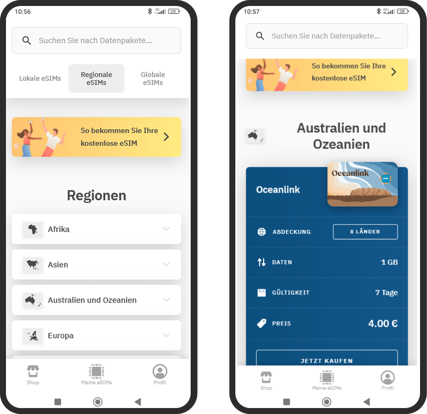 Regional eSIM Airalo