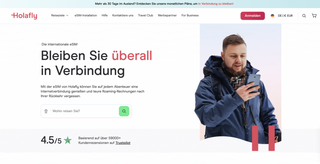 Holafly eSIM für Japan – unbegrenzte Daten und 24/7 Support