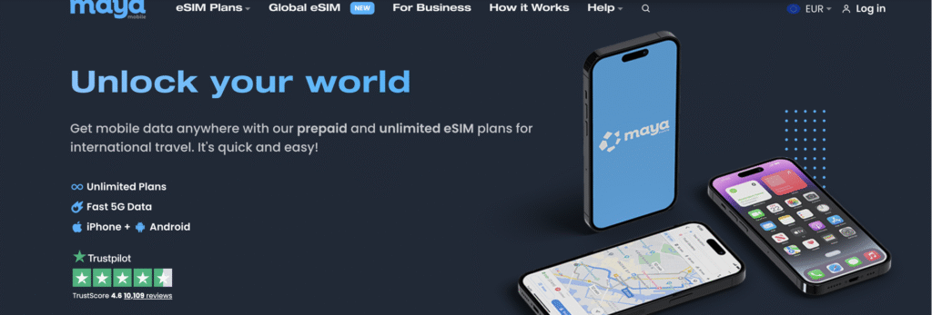 Maya Mobile eSIM für Jamaika – flexible Kurzzeitpläne für Touristen