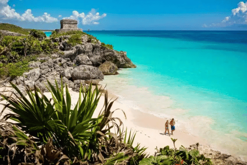 beste Reisezeit Mexiko – Traumstrände mit weißem Sand und türkisblauem Meer auf Yucatán