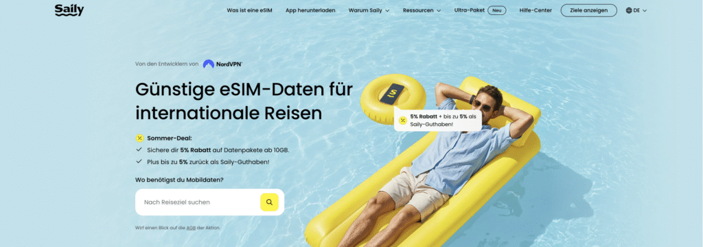 Saily eSIM für Norwegen – flexible Datentarife für internationale Reisen