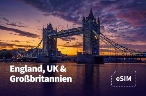 Beste eSIM England und UK – Vergleich der Anbieter