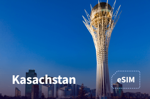 Beste eSIM Kasachstan – Vergleich der Anbieter 2026