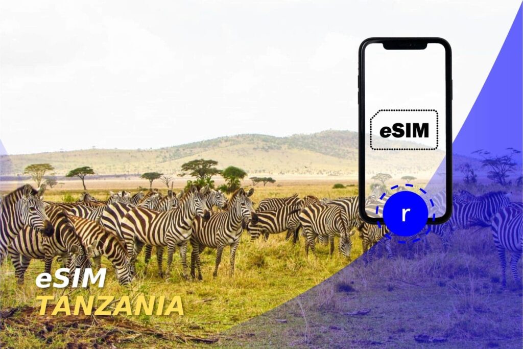 Conéctate a internet con la nueva eSIM durante tu viaje a Tanzania