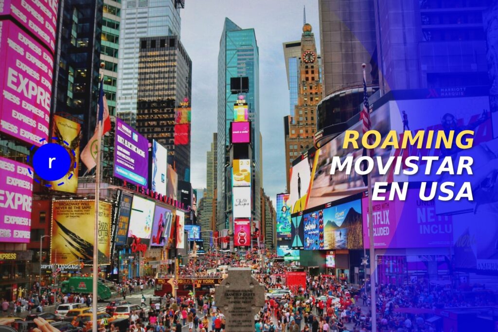 roaming de Movistar para USA, Holafly, datos, internet, celular, teléfono