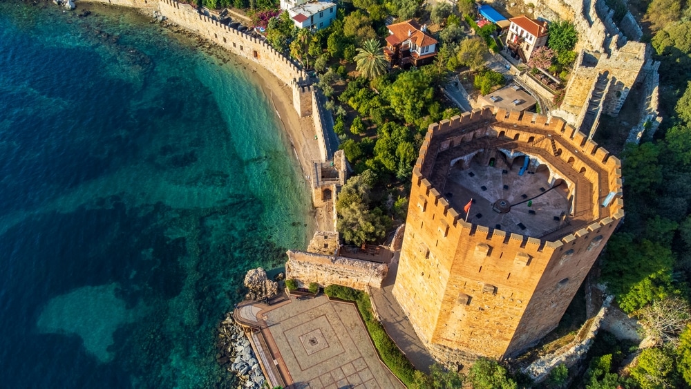 Antalya Turquia, vista cenital