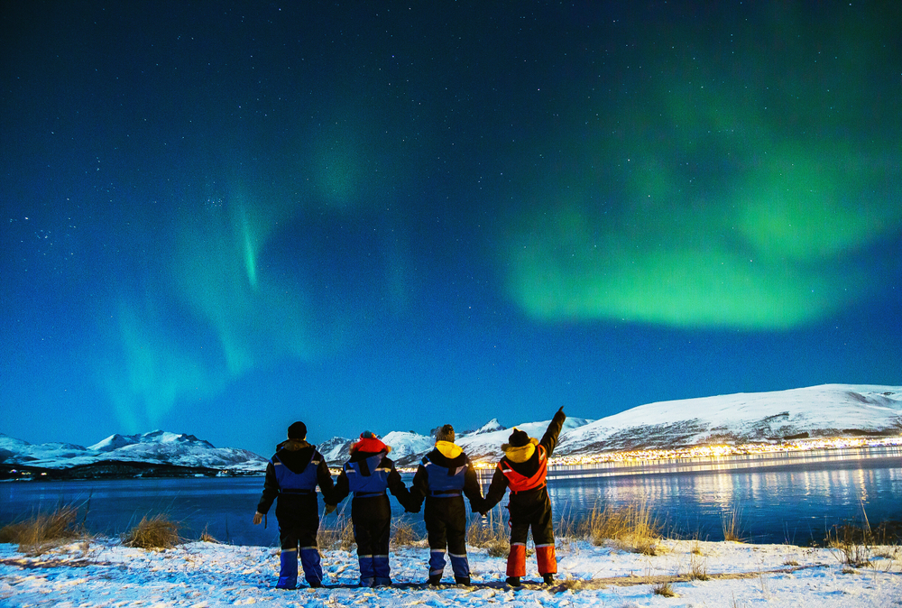 viaje en grupo a auroras boreales