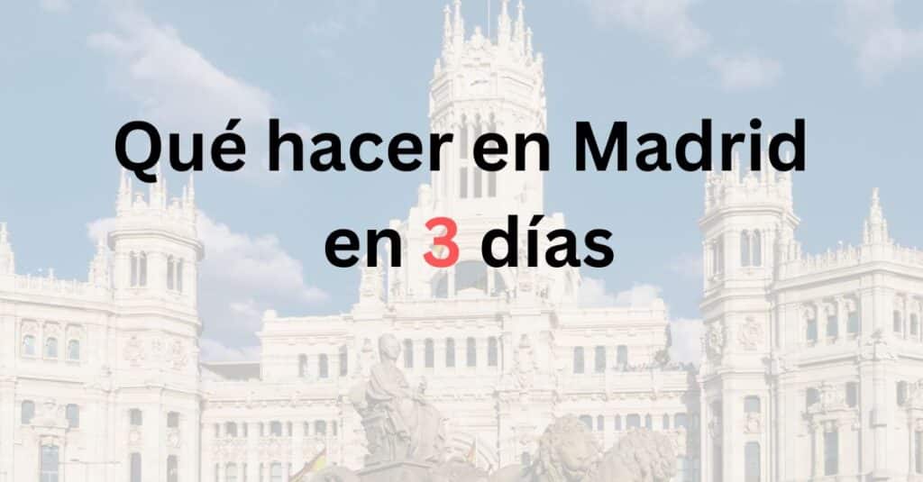 Monumento de Madrid con leyenda: Qué hacer en Madrid en 3 días