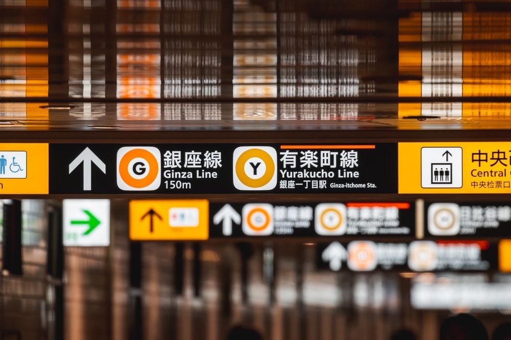 letreros en japonés