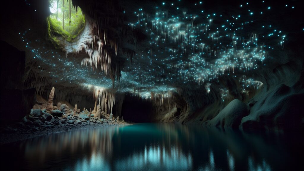Cuevas Waitomo, Nueva Zelanda