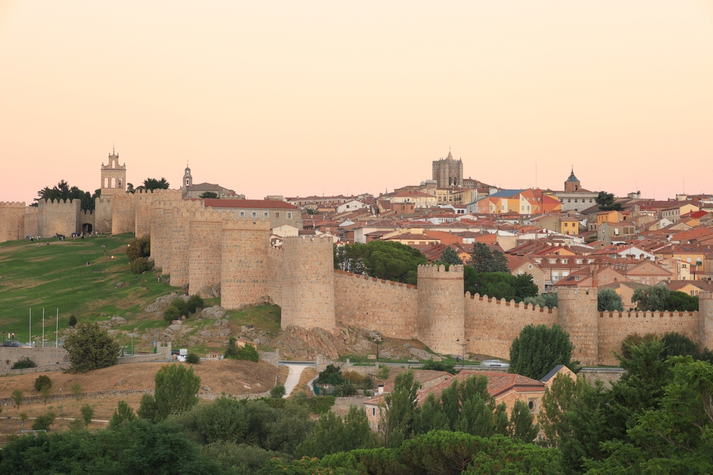 Vista panorámica de Ávila, escapada cerca de Madrid