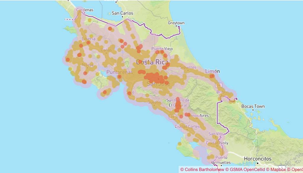 internet costa rica forfait mobile itinerance prepayee