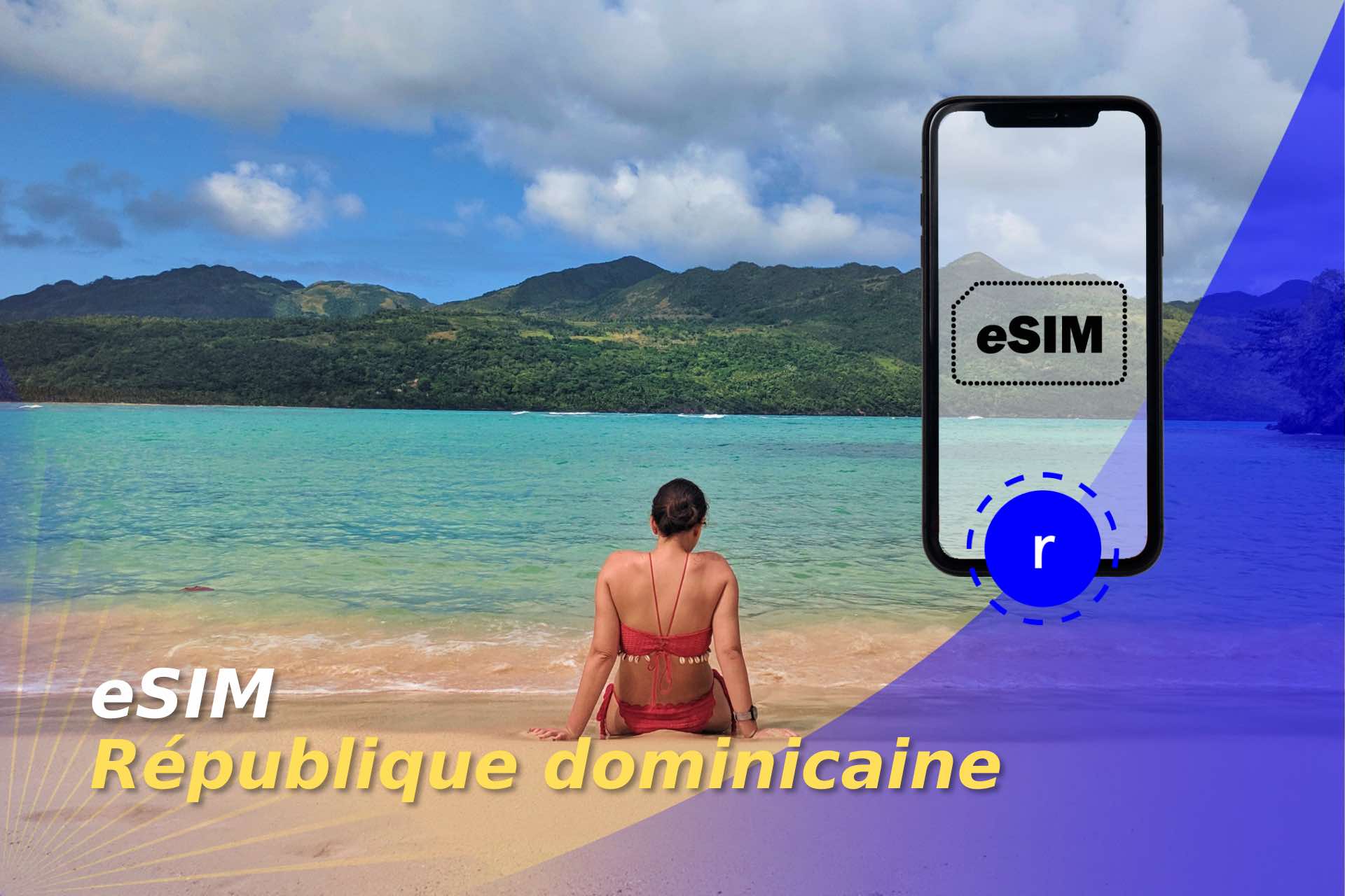 esim République dominicaine holafly prepayee Itinérance des données