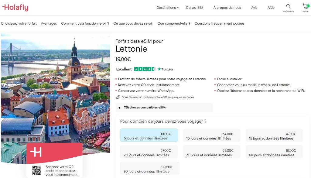 internet lettonie forfait mobile itinerance prepayee