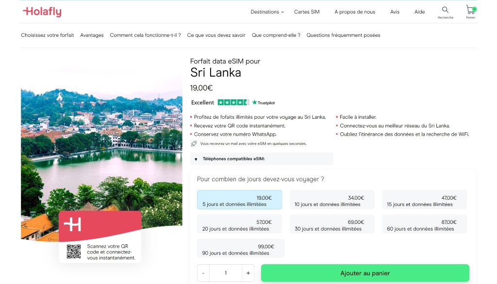 internet sri lanka forfait mobile itinerance prepayee