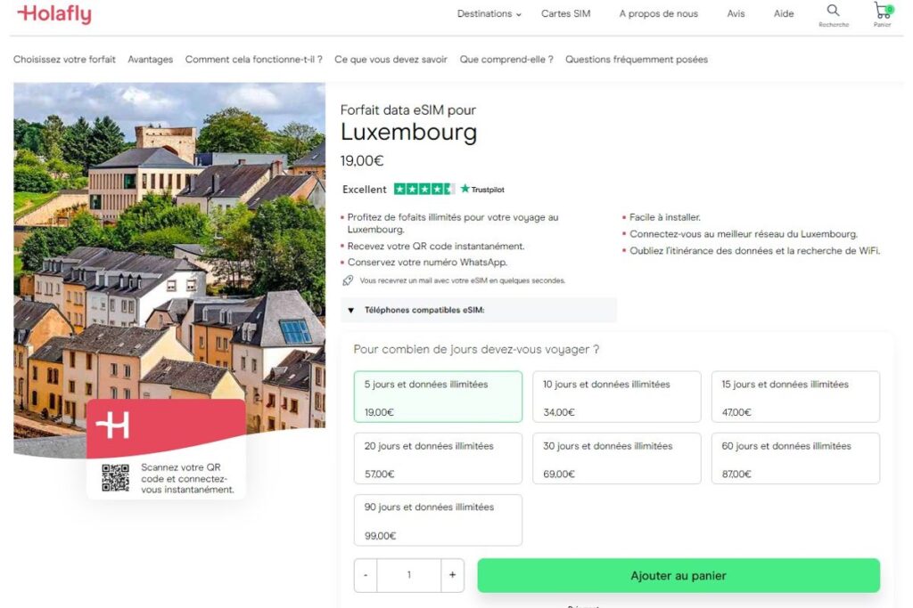 internet luxembourg forfait mobile itinerance prepayee