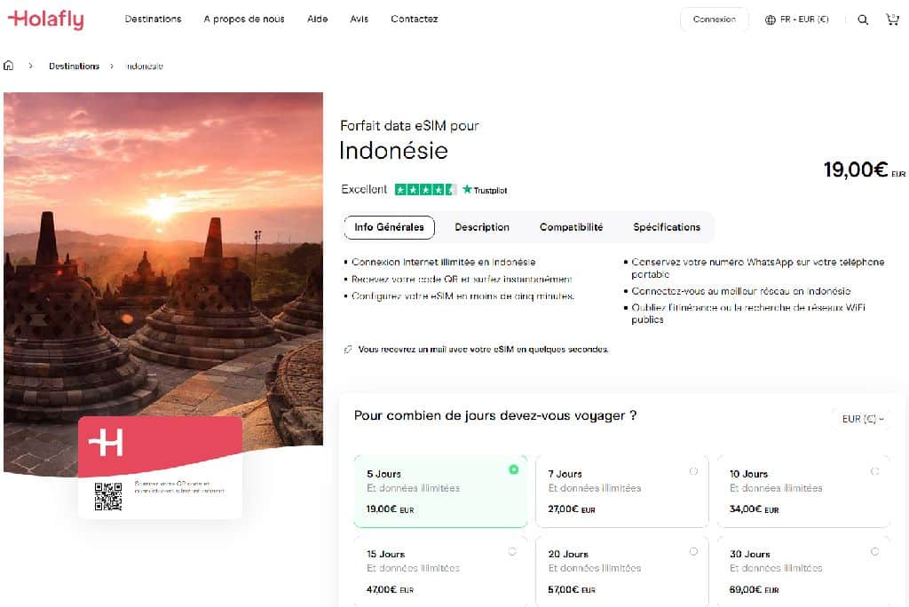internet indonesie forfait mobile itinerance prepayee