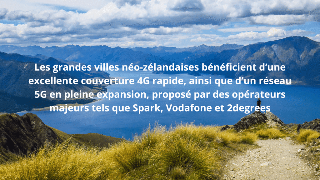 Couverture mobile rapide en Nouvelle-Zélande – paysage naturel