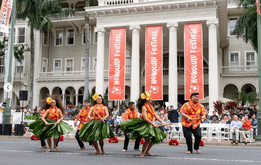 quand partir a hawaii parade du honolulu festival