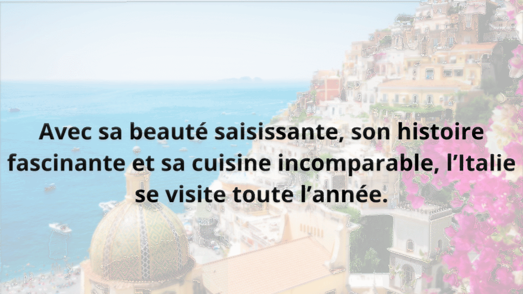 quand partir en Italie – vue sur Positano sur la côte amalfitaine