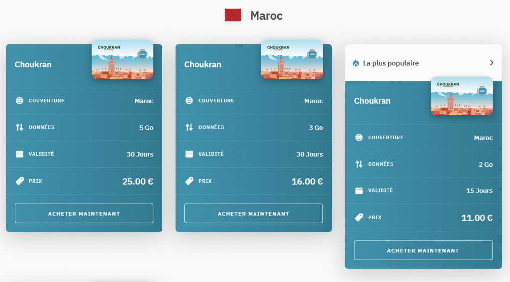 Airalo eSIM Maroc – solution abordable et flexible avec appli intuitive