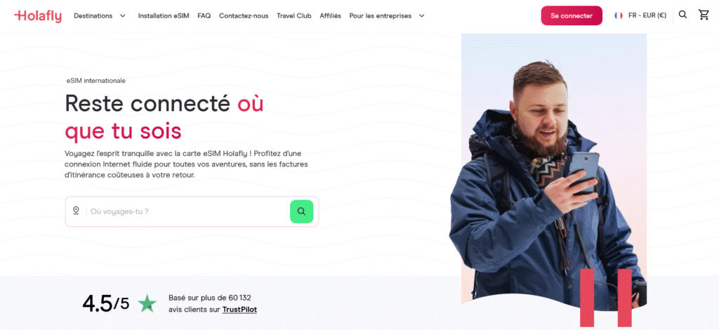 Holafly – fournisseur d’eSIM pour le Maroc