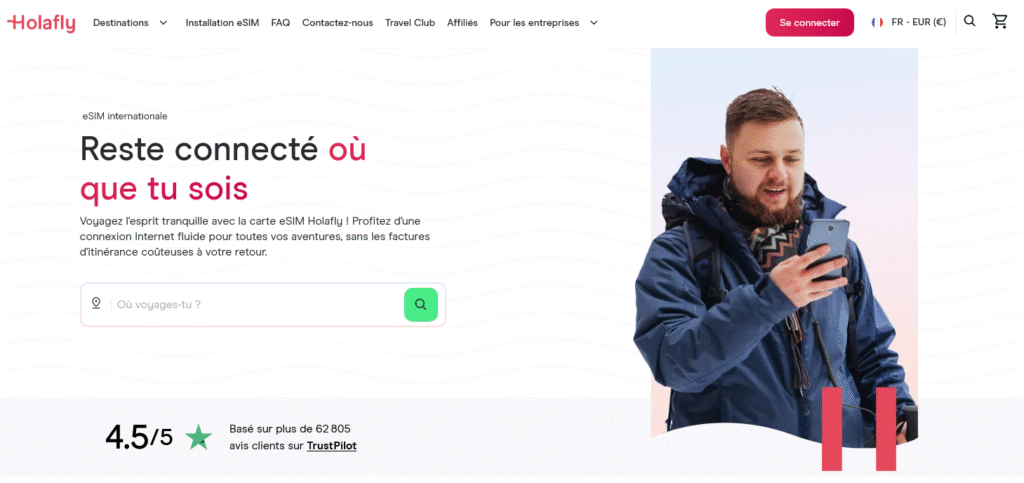 eSIM Holafly pour voyager au Portugal avec données illimitées