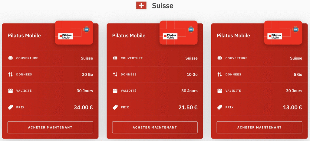 Airalo eSIM Suisse – solution abordable pour petits utilisateurs avec forfaits flexibles
