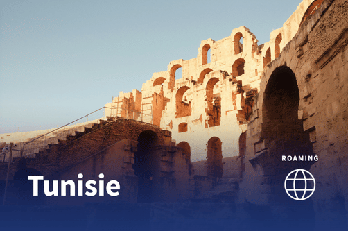 roaming Tunisie itinerance donnees prepayee