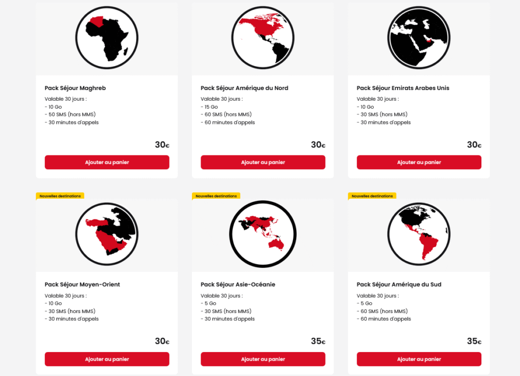Tarifs SFR pour le roaming en Chine