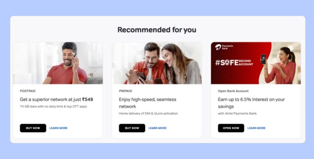 Offres Airtel pour carte SIM prépayée et postpayée en Inde