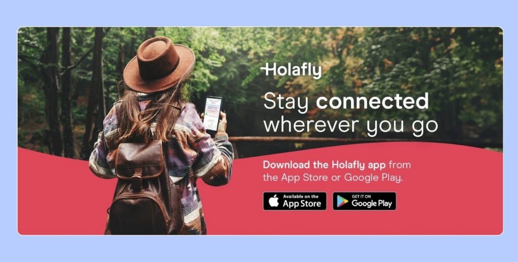 Application Holafly pour utiliser une eSIM en Chine