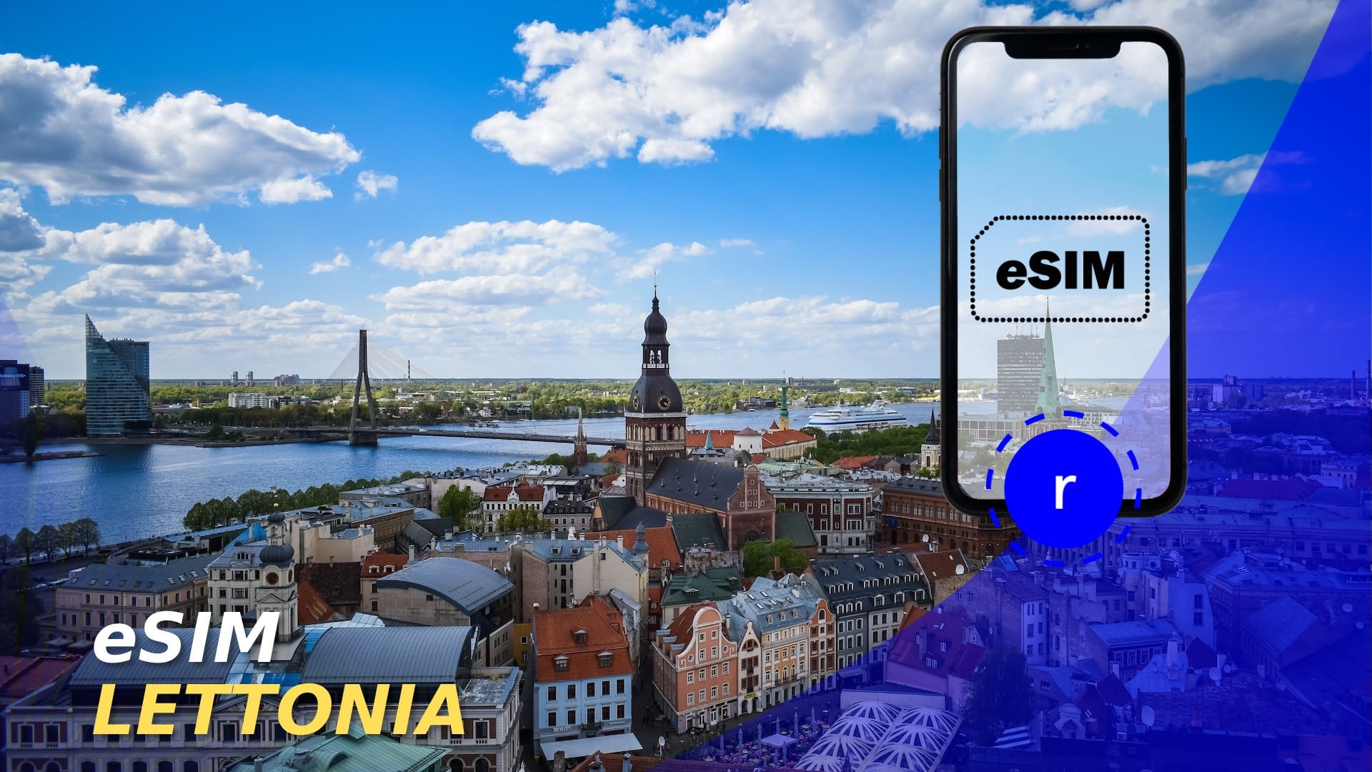 eSIM per la Lettonia