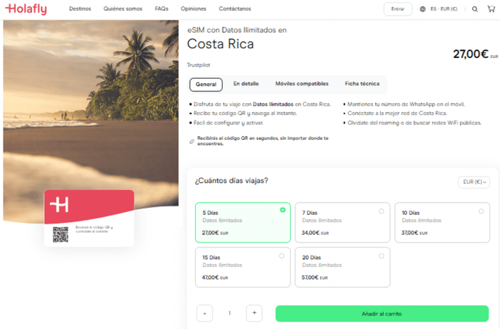 internet costa rica, esim costa rica, sim card costa rica