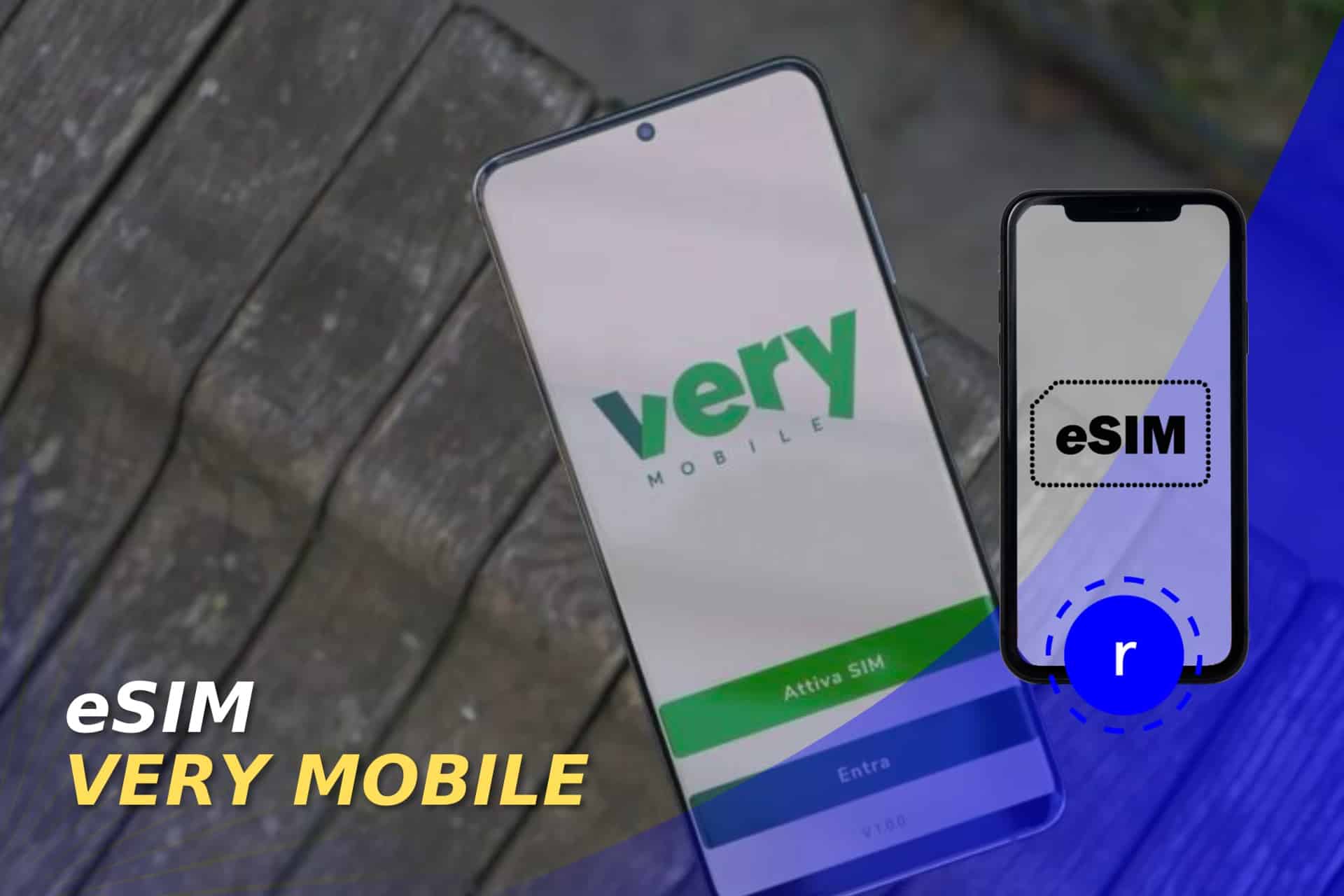 eSIM Very Mobile, SIM virtuale, scheda SIM, SIM card, Italia