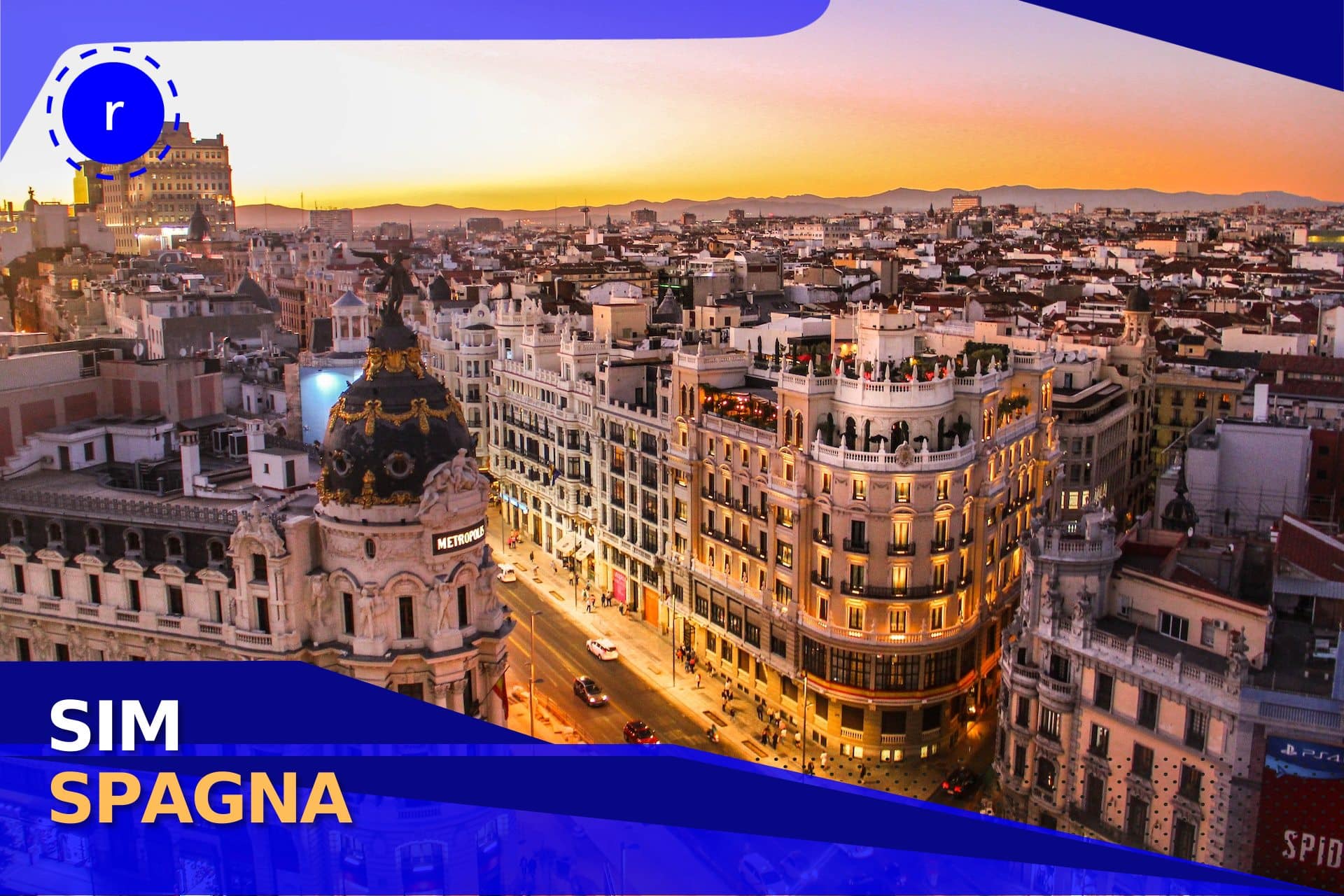 eSIM per la Spagna, sim dati spagna, sim prepagata spagna, sim internet spagna