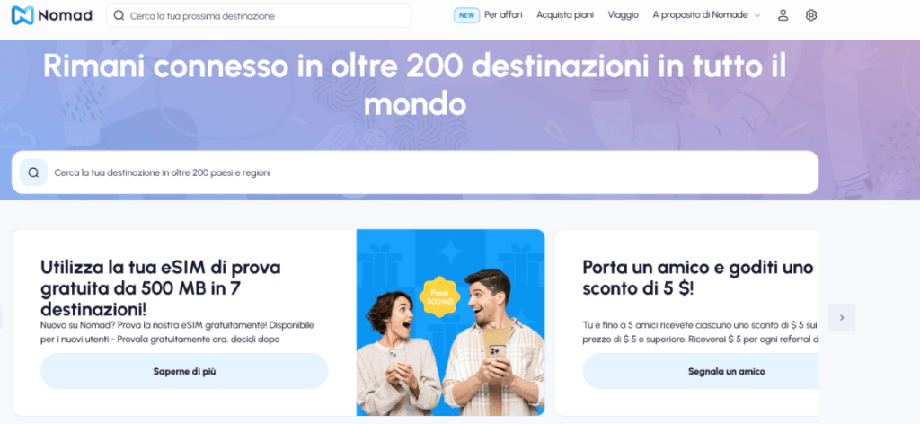 Fornitore eSIM per New York – Nomad