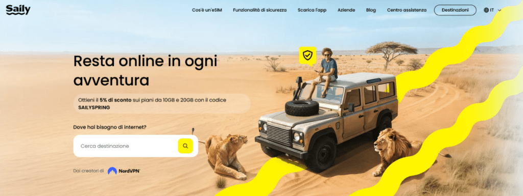 Fornitore eSIM per la Svizzera – Saily