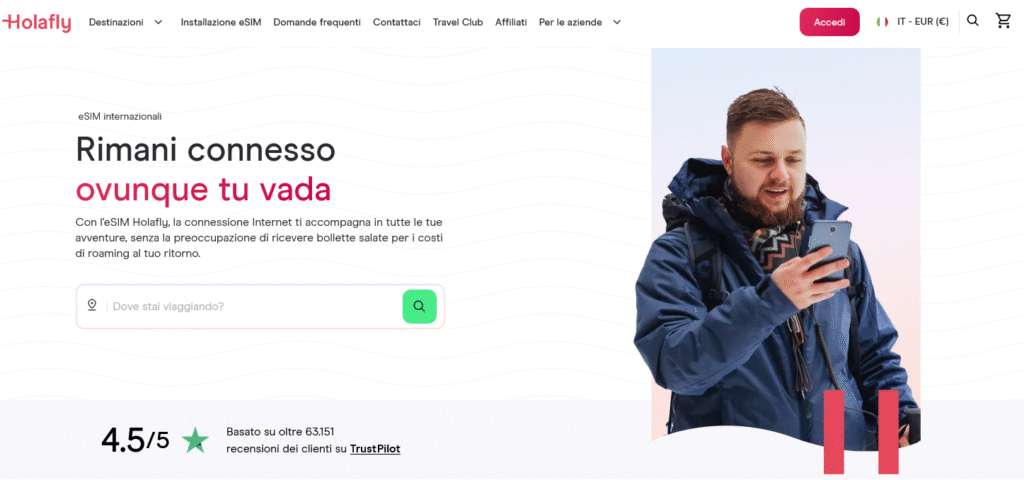 eSIM Holafly per la Spagna – dati illimitati e supporto 24/7