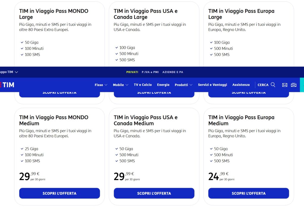 Tim eSIM Albania – piano Viaggio Pass Mondo con 25GB, minuti e SMS inclusi per viaggiare senza limiti