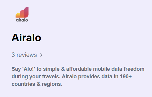 Airalo eSIM Croazia – piani economici e flessibili con app intuitiva e buona copertura