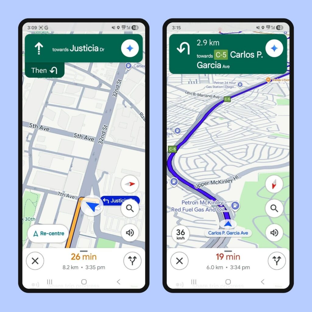 Navigazione con Google Maps usando Saily eSIM