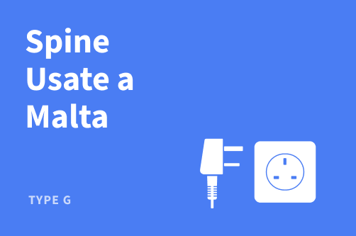 Spine e prese usate a Malta